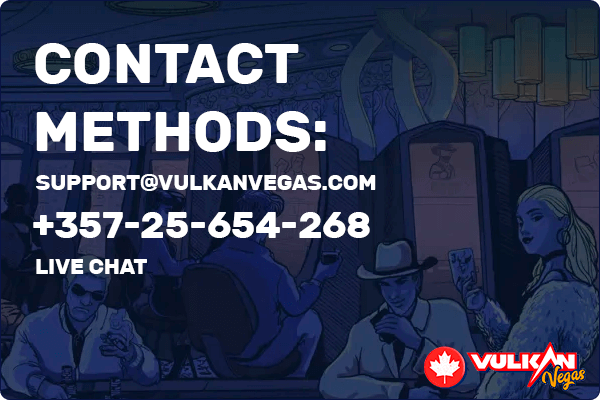 Méthodes de contact du Vulkan Vegas Casino