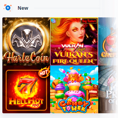 Image of the appearance of the new games category