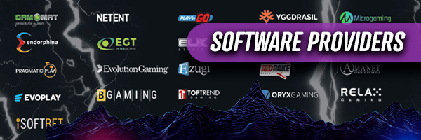 List of current and available software developers for online casinos Vulkan Vegas