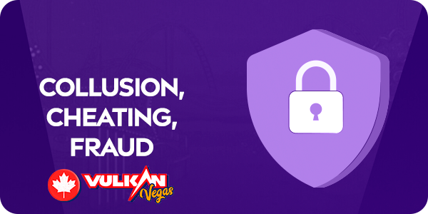 Le cadenas à l'intérieur du bouclier à côté du logo de Vulkan Vegas.
