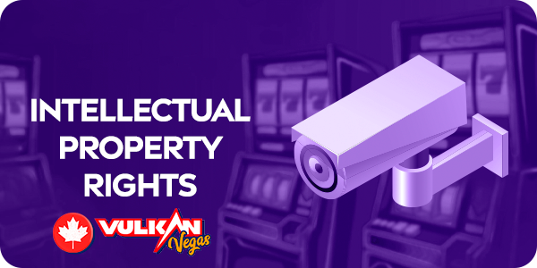 The vulkan vegas logo and security camera