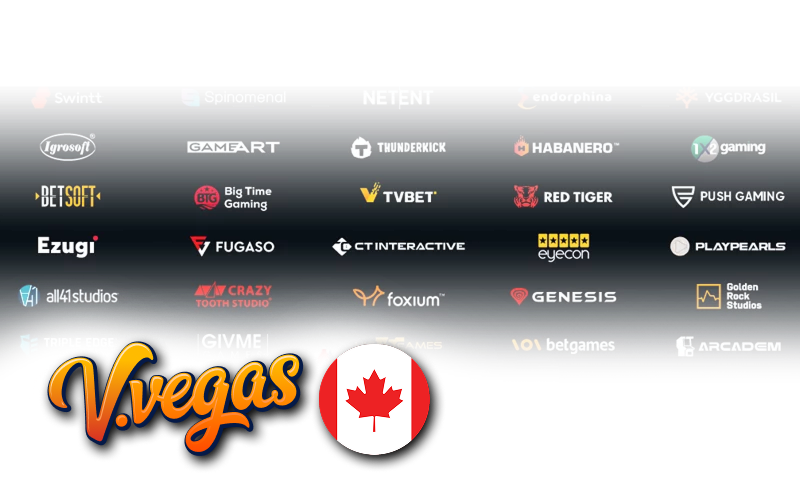 Fournisseurs de logiciels sur Vulcan Vegas casino Canada