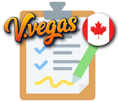 The document behind the vulkan vegas logo