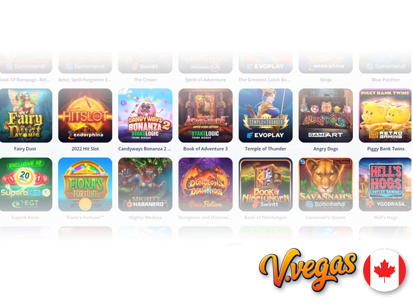 Jeux au Vulcan Vegas Casino