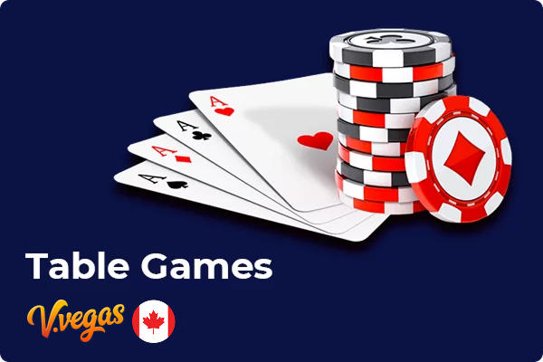 Jeux de table à Vulkan vegas