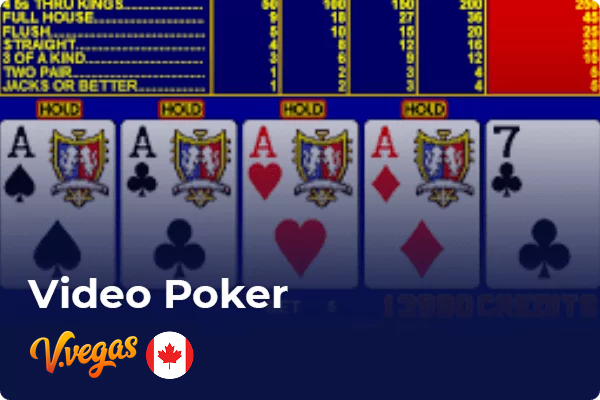 Vidéo Poker à Vulkan vegas