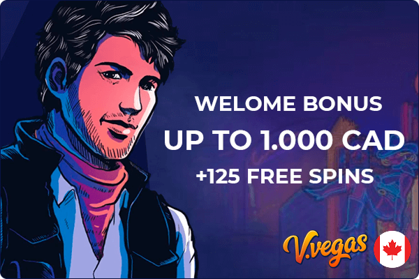 The man from our main banner offers a welcome bonus from Vulkan Vegas