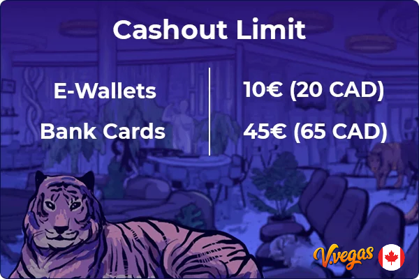 Limites d'encaissement à Vulkan Vegas